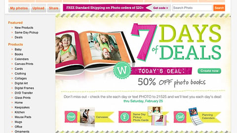 Walgreens '7 Days of Deals' Online Promotion