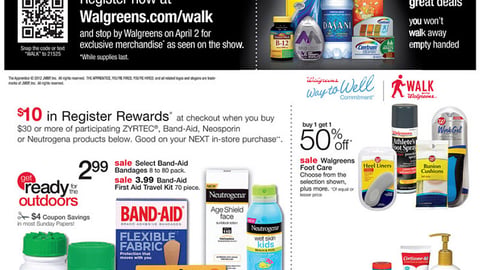 Walgreens 'Celebrity Apprentice' Feature