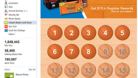 Walgreens 'Count Down and Save' Facebook Promotion