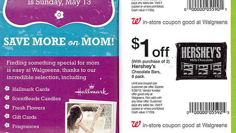 Walgreens Hallmark Mother's Day Coupon Book Feature