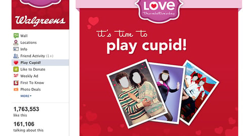 Walgreens 'Play Cupid' Facebook Promo