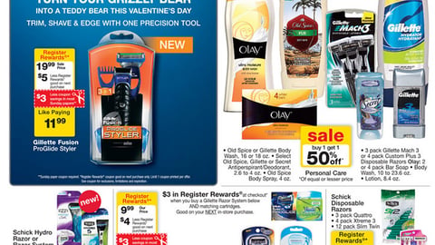 Walgreens Gillette Fusion 'SaturDate' Feature
