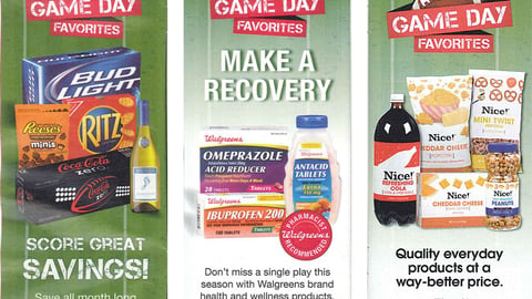 Walgreens 'Game Day Favorites' Coupon Book Features