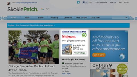 Walgreens Patch.com 'Hometown Partner' Ad