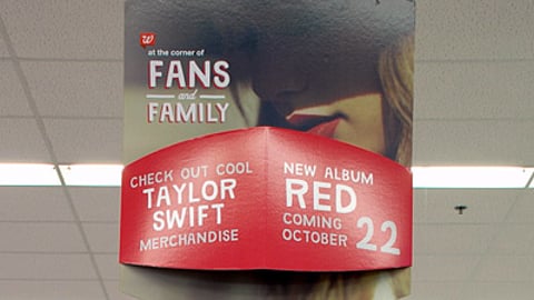Walgreens 'Taylor Swift Store' Ceiling Sign