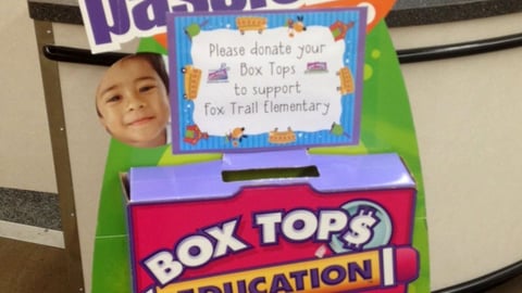 General Mills 'Box Tops' Standee