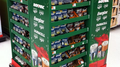 Walmart Multi-Brand Holiday Battery Pallet