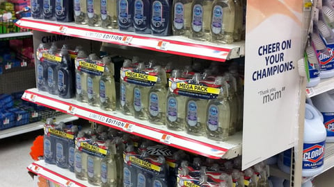 Walmart Dawn Olympics Endcap