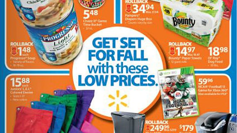 Walmart 'Layaway' Circular Cover