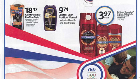 P&G Walmart 'Champion' Stand-Alone Insert