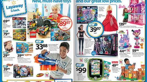 Walmart 'Layaway' Circular Spread