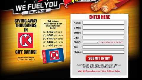 Circle K Tornados 'We Fuel You' Home Page
