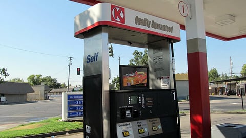Circle K Tornados 'We Fuel You' Pump Sign