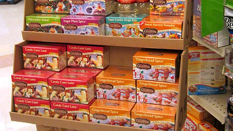 Celestial Seasonings 'Holiday Teas' Floorstand