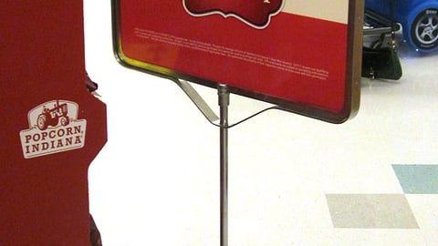 Acme 'My Holiday' Incentive Stanchion Sign