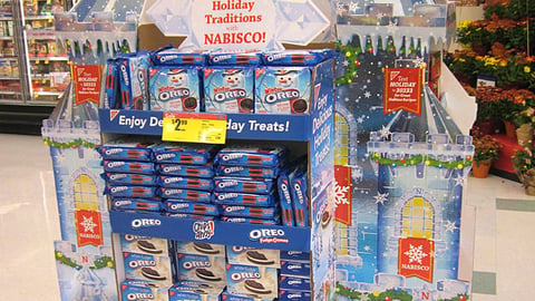Nabisco 'Holiday Traditions' Floorstand