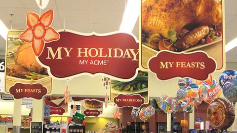 Acme 'My Holiday' Ceiling Signs