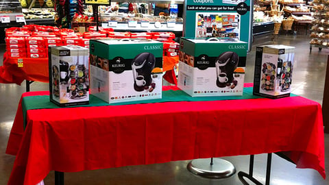 Albertsons Keurig Table Display