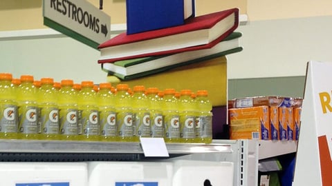 Publix 'Back to School' Endcap Header