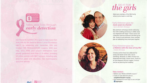 P&G 'Do It for the Girls' FSI