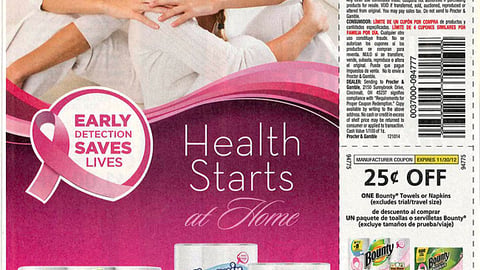 P&G 'Health Starts at Home' FSI