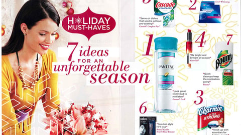 P&G 'Holiday Must-Haves' FSI