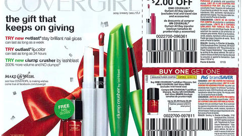 CoverGirl 'Keeps on Giving' FSI