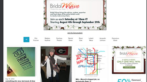 Sears Kenmore 'Bridal Wave' Blog Post
