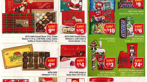 CVS M&M's ExtraBucks Holiday Feature