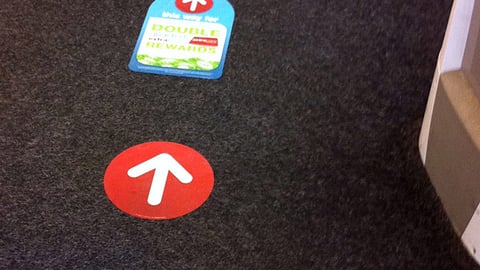 CVS 'Double Rewards' Floor Clings