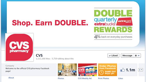 CVS 'Double Rewards' Facebook Graphic