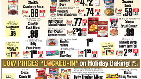 ShopRite 'Holiday Dinner Favorites' Features