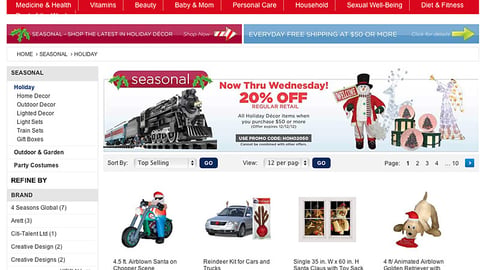 Rite Aid Holiday Landing Page