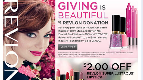 Rite Aid Revlon 'Giving is Beautiful' Facebook Tab
