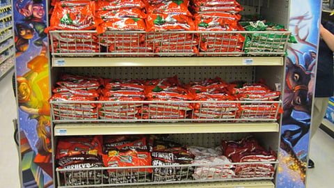 Rite Aid Holiday Candy Endcap