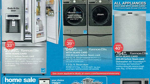 Sears Kenmore '100th Year' Circular Cover