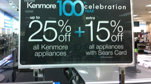 Kenmore '100th Year Celebration' Stanchion