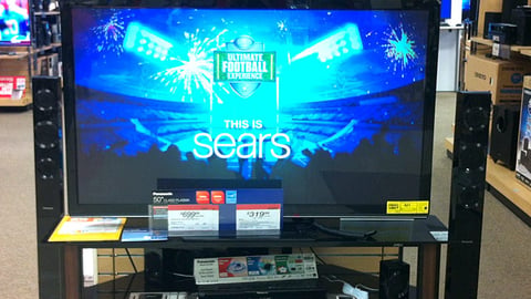Sears 'Ultimate Football' Display