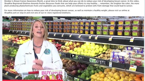 ShopRite Breast Cancer Awareness Facebook Update