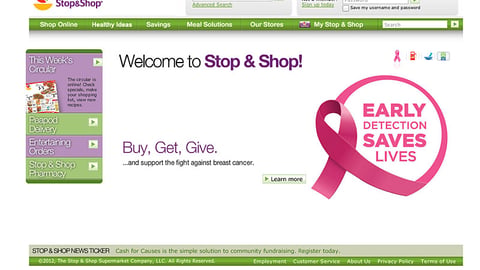 Stop & Shop 'Buy Get Give' Carousel Ad