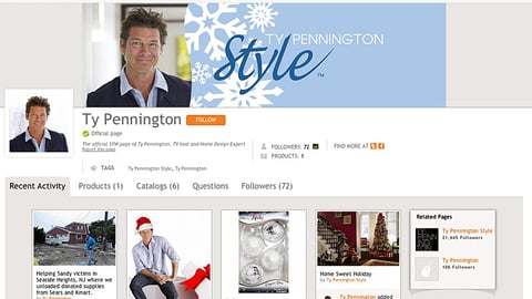 Shop Your Way Ty Pennington Style Brand Page