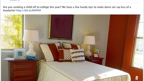 True Value 'Back to College' Facebook Update