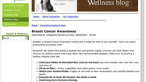 A&P Breast Cancer Awareness Blog Post
