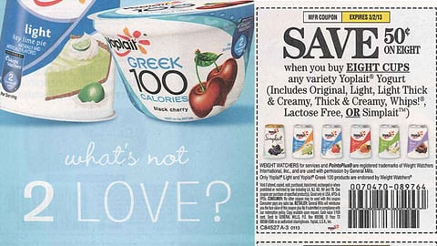 Yoplait 'Weight Watchers' FSI
