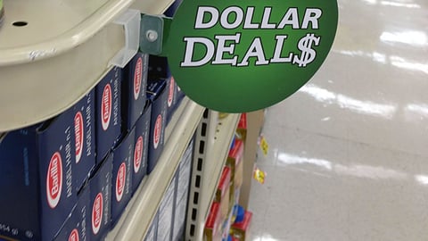 Winn-Dixie 'Dollar Deals' Shelf Talker