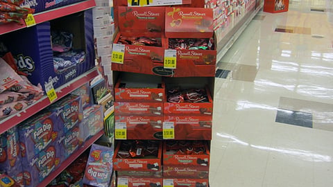Russell Stover Valentine's Day Floorstand