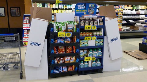 Clorox Kroger 'What a Deal' Floorstand