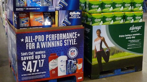 P&G Sam's Club 'All-Pro Performance' Pallet Display