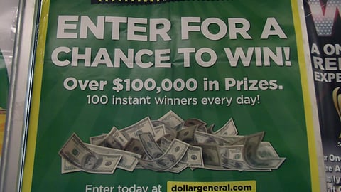 Dollar General 'Fresh Start' Window Poster