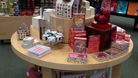 Barnes & Noble Valentine's Day Table Display